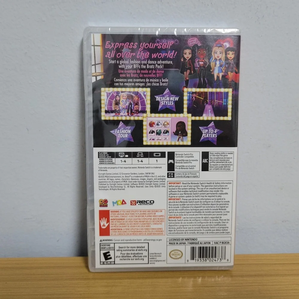 Bratz Rhythm & Style (Nintendo Switch) Brand New & Factory Sealed Video Game